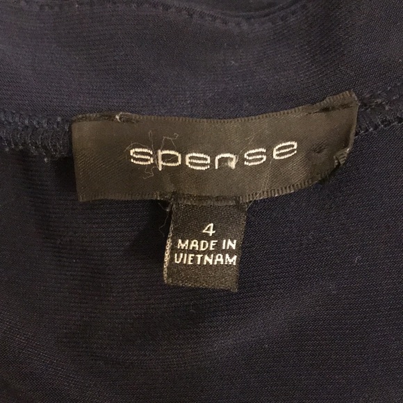 Spense size 4 navy blue and gold chain dress - Picture 6 of 9